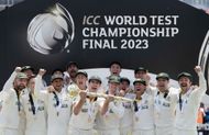 Australia celebrate winning the second WTC title. Source: Getty